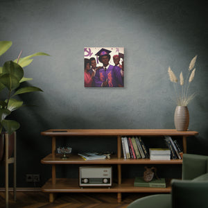 Graduation Canvas Print, Inspirational Wall Art, Emotional Home Decor, Unique Gift for Graduates, Celebration Keepsake