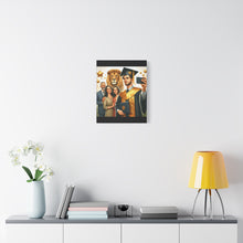 Load image into Gallery viewer, Graduation Canvas Wall Art, Family Celebration, Proud Graduate Gift, Personalized Home Decor, Customizable Art Piece
