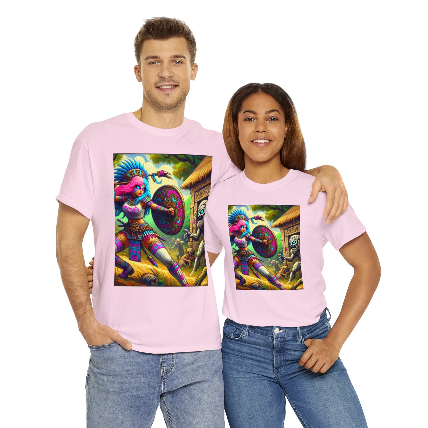 Libra Aztec (F2) Unisex Heavy Cotton Tee