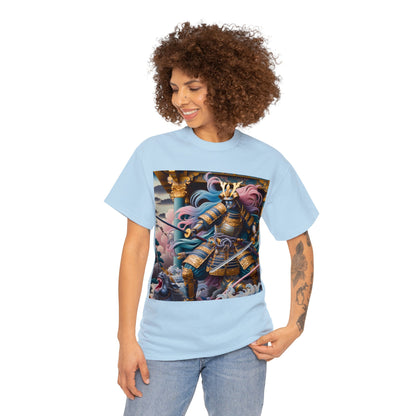 Samurai Libra (2) Unisex Heavy Cotton Tee