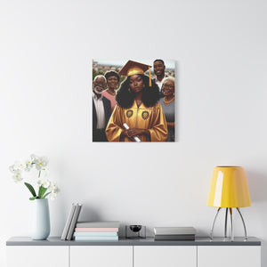 Graduation Celebration Canvas