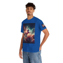 Load image into Gallery viewer, Sagittarius Galactic Unicorn Tee - Unisex Cotton T-Shirt for Cosmic Lovers, Fantasy Fans, Trendy Apparel, Astral War Merch, Gift for All Occasions
