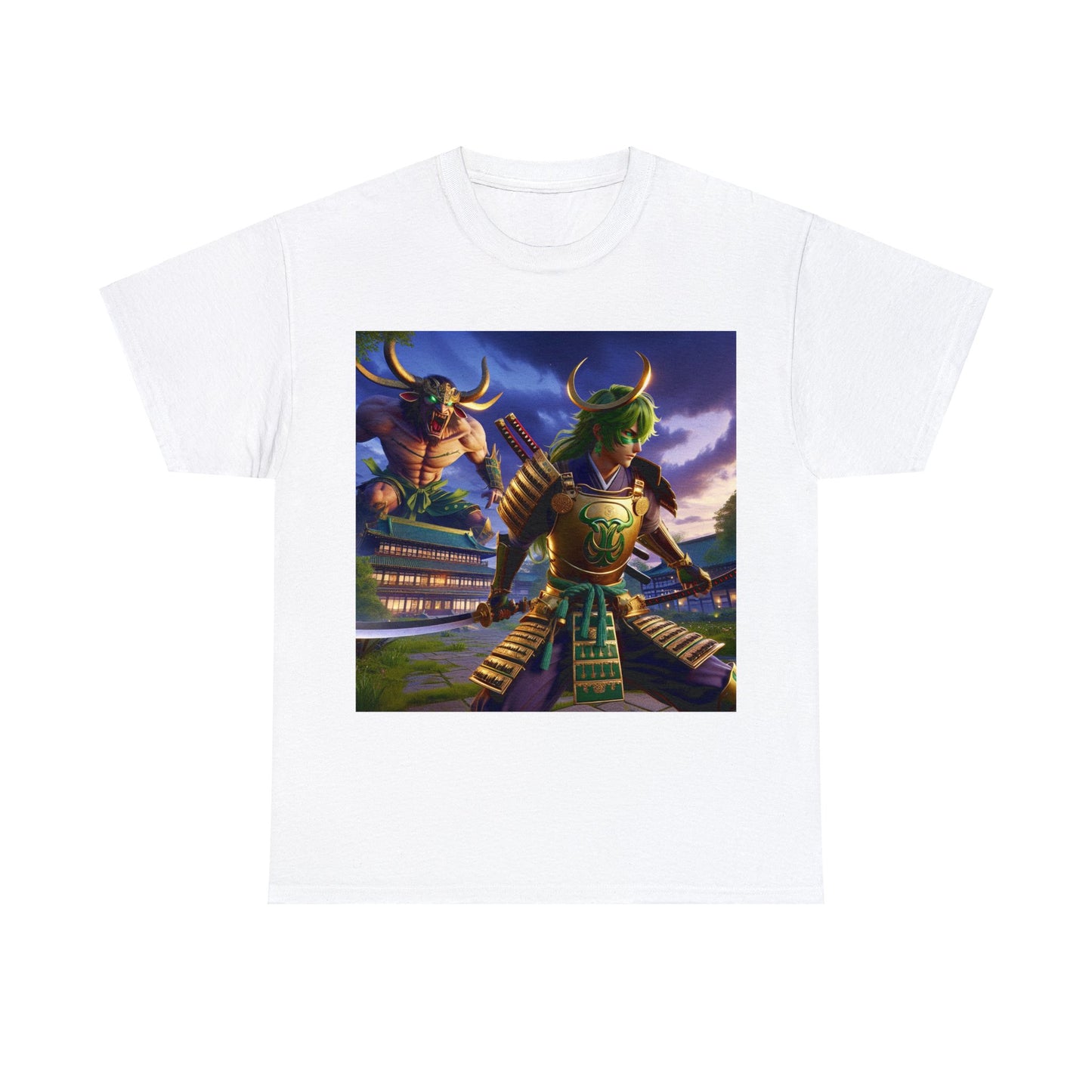 Samurai Taurus (2) Unisex Heavy Cotton Tee