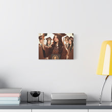 Load image into Gallery viewer, Graduation Canvas Print, Inspirational Wall Art for Graduates, Home Decor, Gift for Her, College Graduation, Motivational Decor
