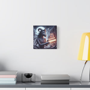Canvas Print - Halloween Capricorn Astrology Mummy