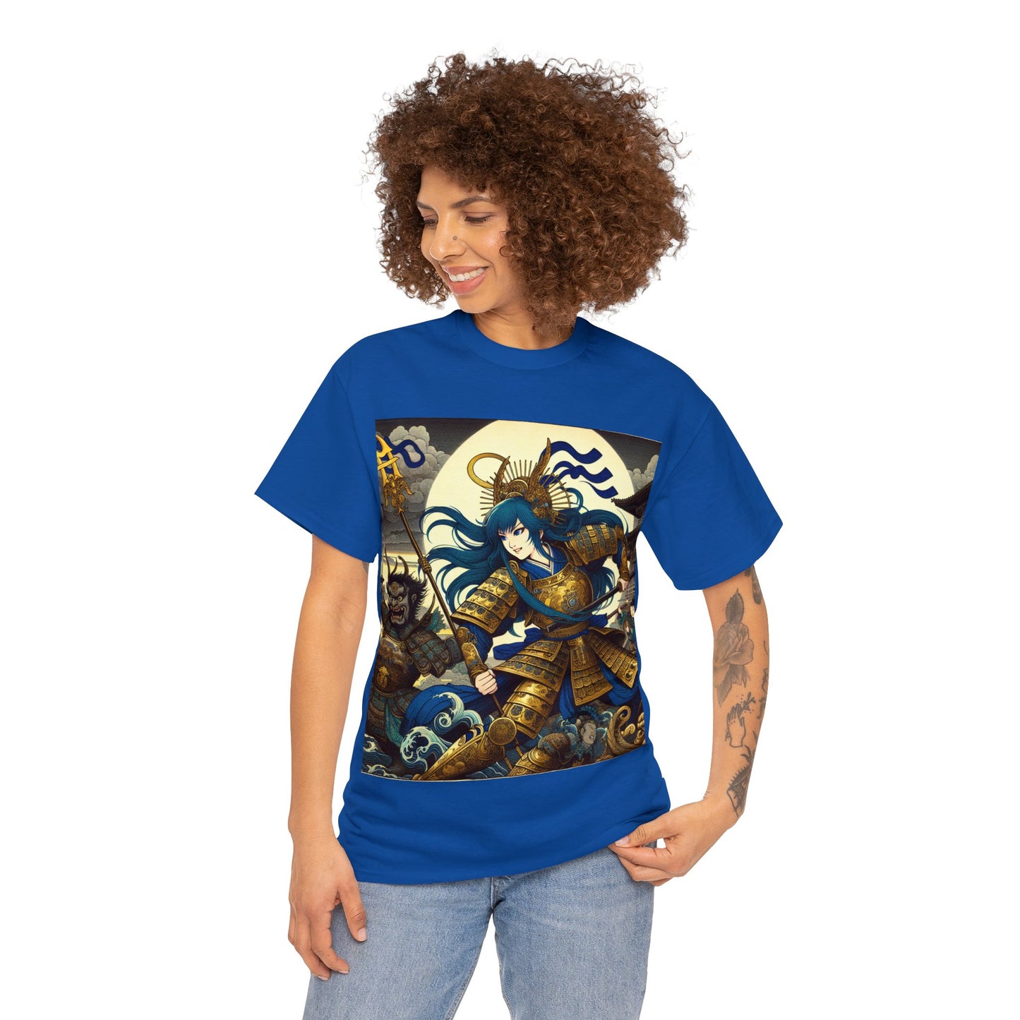 Samurai Aquarius (F1) Unisex Heavy Cotton Tee