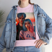 Load image into Gallery viewer, Unisex Libra Couple (4) Heavy Cotton Tee
