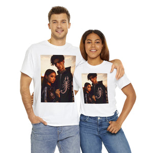 Unisex Scorpio Couple (3) Heavy Cotton Tee