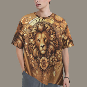 Leo Round Neck Loose T-Shirt