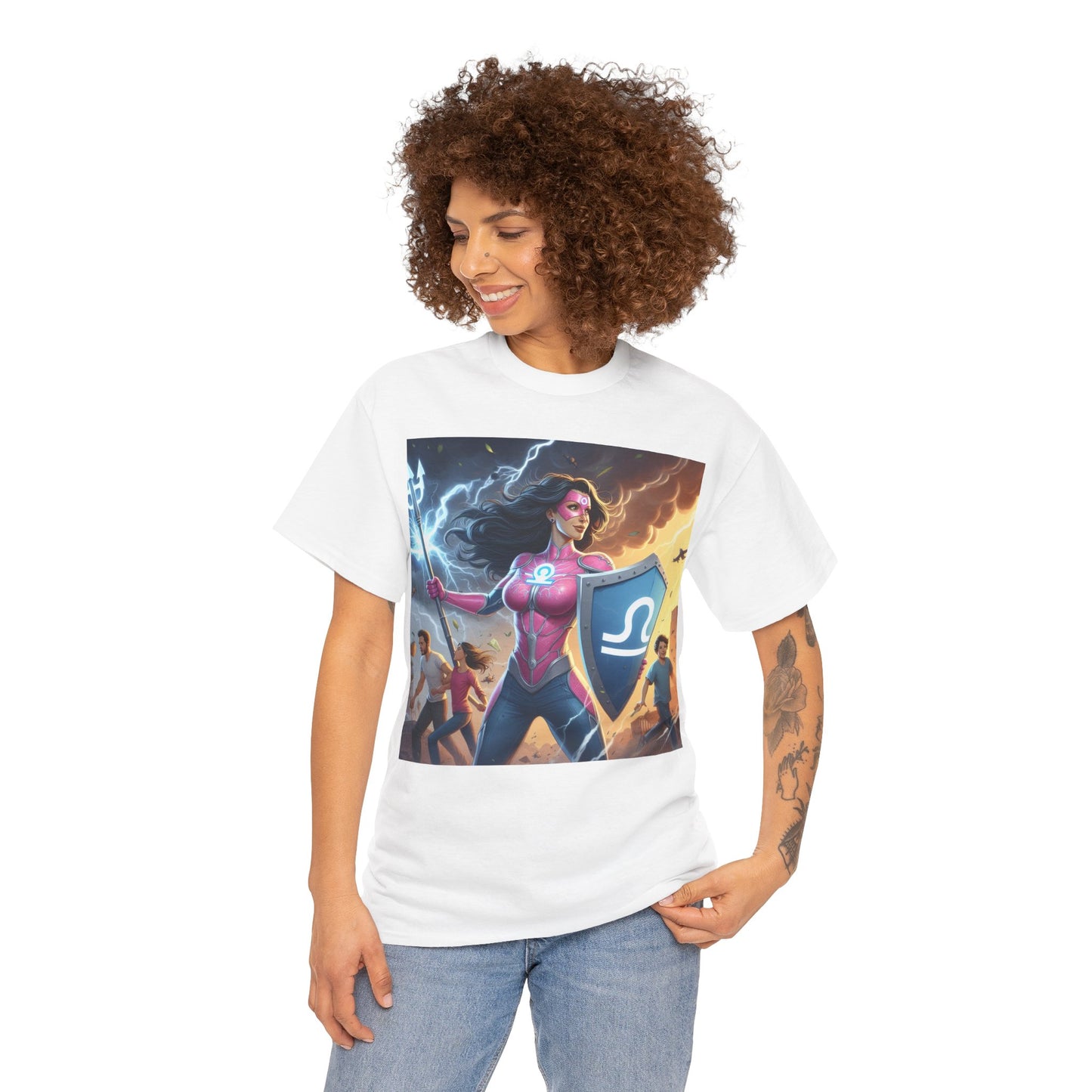 Libra Mother's Day (3) Unisex Heavy Cotton Tee