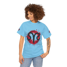 Load image into Gallery viewer, Bold Graphic Aries T-Shirt, Unisex Tee for Astrology Lovers, Unique Gift for Birthdays, Casual Wear, Statement Piece
