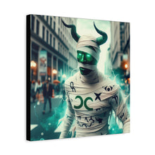 Load image into Gallery viewer, Canvas Print: Halloween Taurus Mummy

