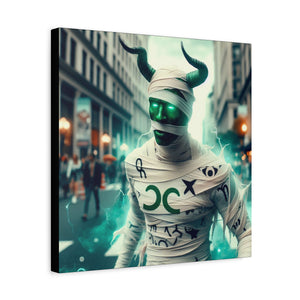 Canvas Print: Halloween Taurus Mummy