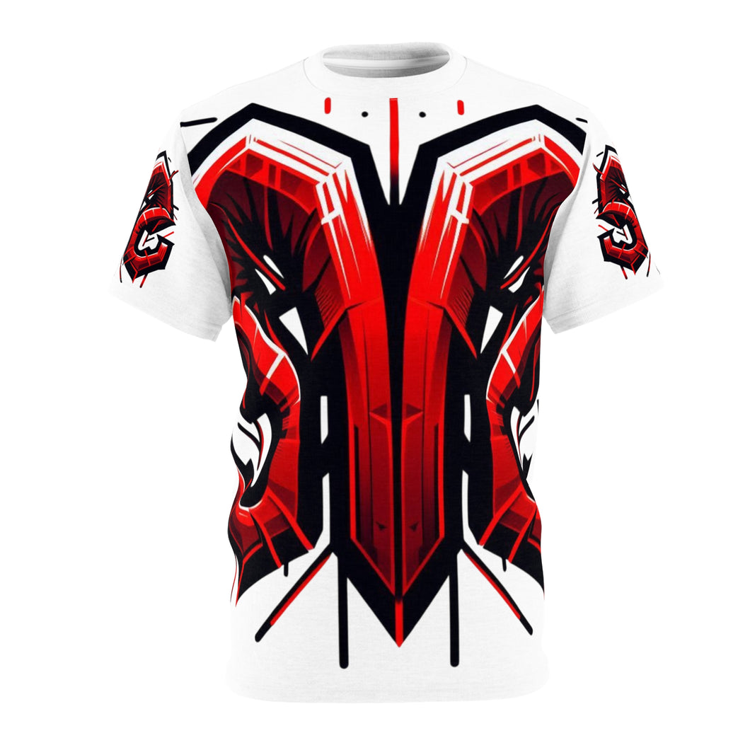 Stylish Graphic Tee Art, Streetwear Vibe, Bold Red Design, Gift for Men & Women, Urban Fashion Must-Have, Casual Wear Essential