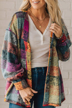 Load image into Gallery viewer, Multicolor Brushed Checked Western Buttoned Jacket
