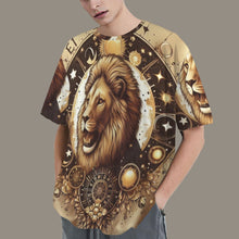 Load image into Gallery viewer, Leo Round Neck Loose T-Shirt
