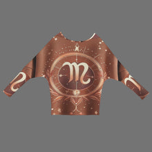 Load image into Gallery viewer, Design 934479721 Virgo Casual Long Batwing Sleeve Off Shoulder Sweater
