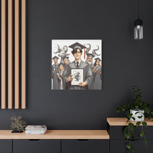 Load image into Gallery viewer, Graduation Canvas Print, Custom Grad Gift Wall Art for Students, Class of 2023 Decor, Unique Graduation Celebration Artwork, [...]
