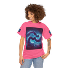 Load image into Gallery viewer, Aquarius Galaxy Themed Unisex Heavy Cotton Tee, Cosmic T-Shirt, Sci-Fi Apparel, Unique Space Graphic Tee, Gifts for Star Wars Lovers, Trendy [...]
