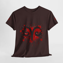 Load image into Gallery viewer, Edgy Aries Graphic Tee, Astrology Shirt, Perfect Gift for Zodiac Lovers, Unisex Cotton Top, Stylish Casual Wear
