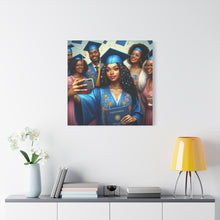Load image into Gallery viewer, Graduation Celebration Canvas Print, Gift for Graduates, Wall Art for Graduation Parties, Matte Canvas Decor, Unique Grad Gift

