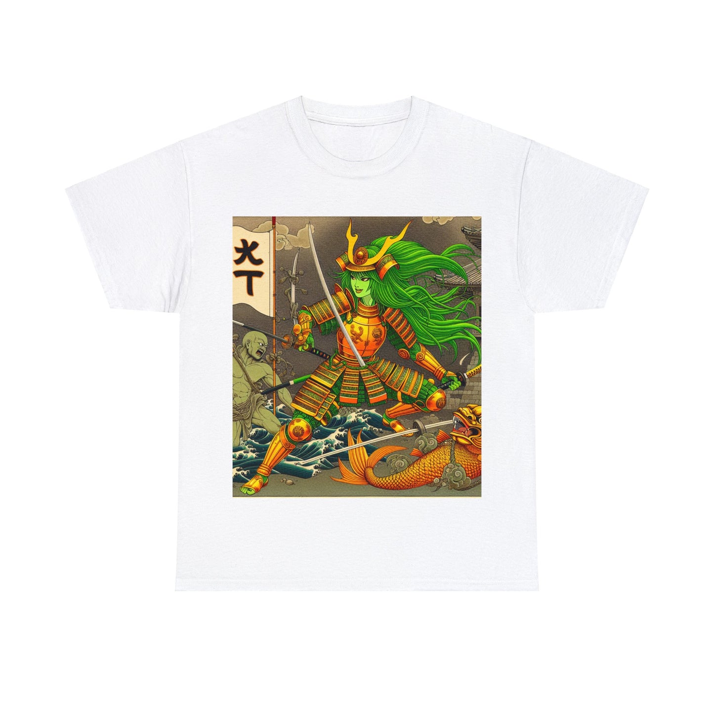 Samurai Pisces (F4) Unisex Heavy Cotton Tee