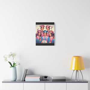 Canvas Print, Graduation Celebration Wall Art, Perfect Gift for Grads, Academic Achievements, Home Decor, Personalized, Unique Keepsake