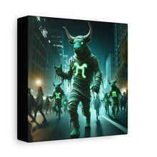 Load image into Gallery viewer, Mystical Taurus Canvas Wall Art, Zodiac Decor, Home Wall Decoration, Gift for Astrology Lovers, Unique Art Piece
