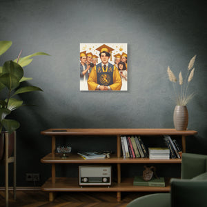 Graduation Canvas Art, Wall Décor, Gift for Grads, Celebration Artwork, Inspirational Home Decor