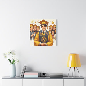Graduation Canvas Art, Wall Décor, Gift for Grads, Celebration Artwork, Inspirational Home Decor