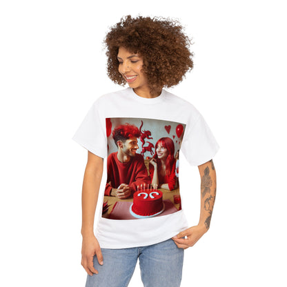 Aries Birthday (3) Unisex Heavy Cotton Tee