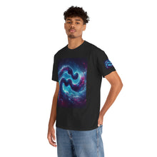Load image into Gallery viewer, Aquarius Galaxy Themed Unisex Heavy Cotton Tee, Cosmic T-Shirt, Sci-Fi Apparel, Unique Space Graphic Tee, Gifts for Star Wars Lovers, Trendy [...]
