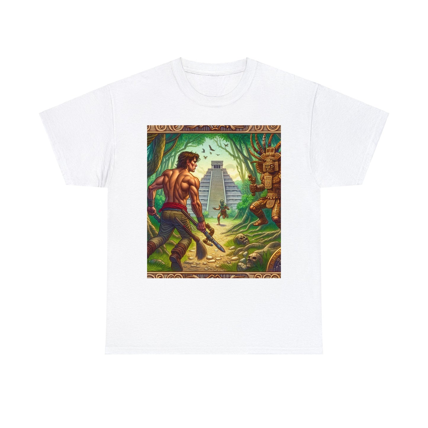 Virgo Aztec (2) Unisex Heavy Cotton Tee