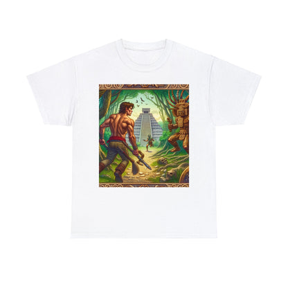 Virgo Aztec (2) Unisex Heavy Cotton Tee