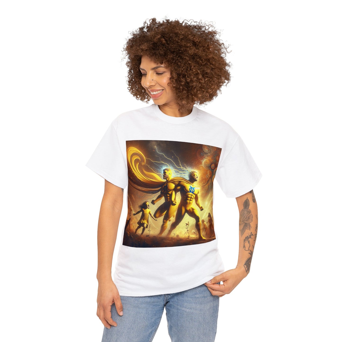 Gemini Father's Day (1) Unisex Heavy Cotton Tee