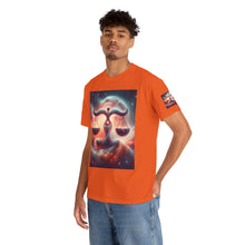 Load image into Gallery viewer, Cosmic Libra Justice Tee, Celestial Balance Shirt, Astrology Themed T-Shirt, Gift for Science Lovers, Unisex Heavy Cotton Tee
