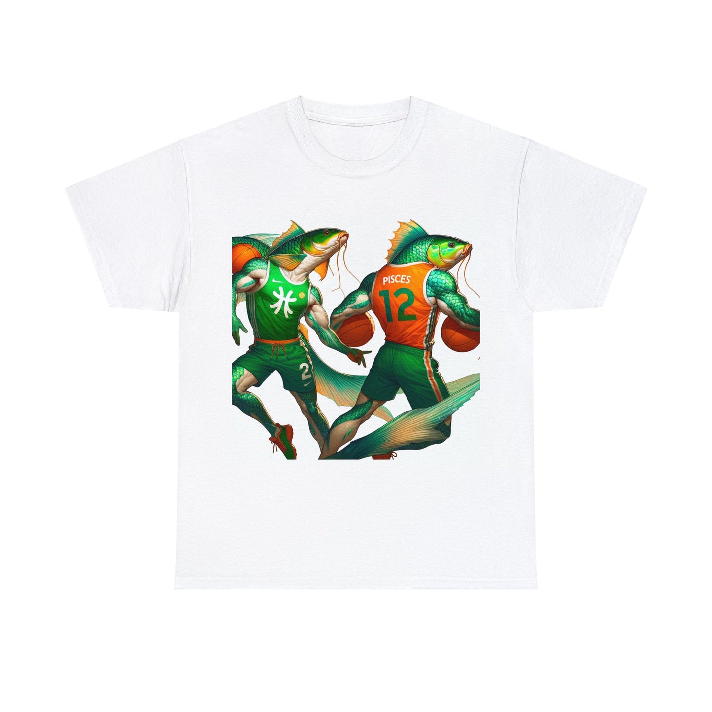 Team Pisces (5) Unisex Heavy Cotton Tee