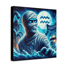 Load image into Gallery viewer, Mummy-Themed Canvas Art, Perfect for Halloween and Spooky Decor, Unique Home Wall Art, Great Gift for Horror Lovers, Halloween Decor
