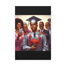 Load image into Gallery viewer, Graduation Celebration Canvas Art, Family Portrait, Graduation Gift, Wall Decor, Home Decoration, College Graduation
