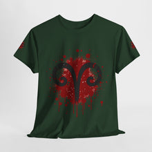 Load image into Gallery viewer, Aries Inspired Unisex Heavy Cotton Tee | Astrology Shirt, Zodiac Apparel, Gift for Astrology Lovers, Rambunctious Spirit T-Shirt, [...]
