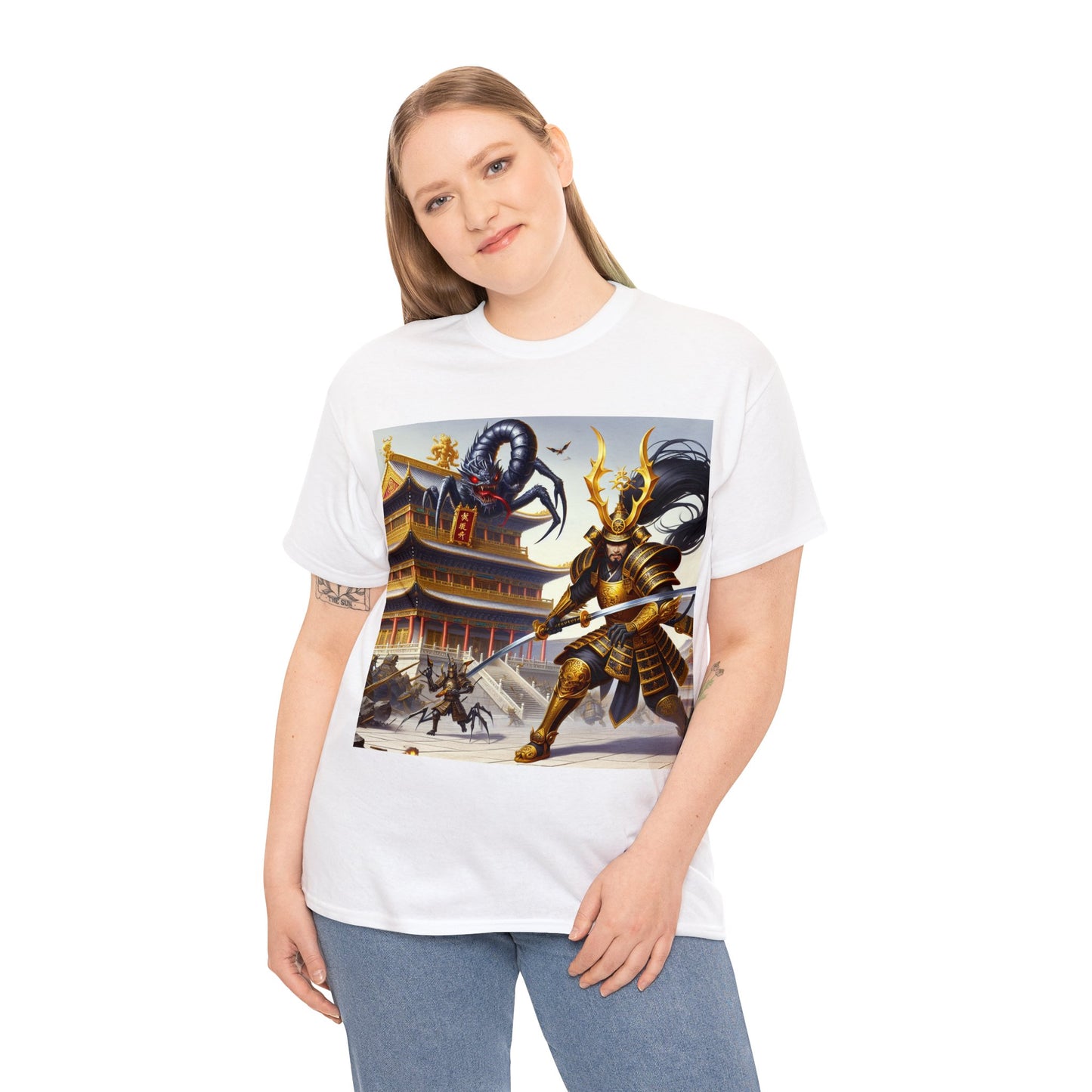 Samurai Scorpio (1) Unisex Heavy Cotton Tee