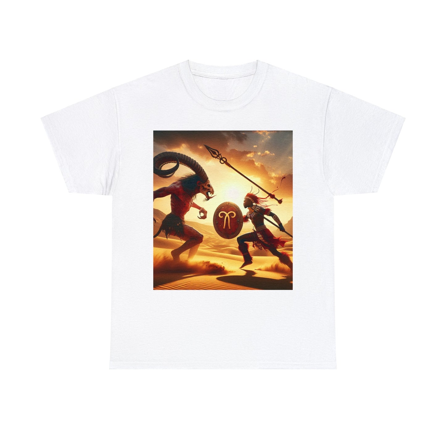 Aries Zulu (2) Unisex Heavy Cotton Tee