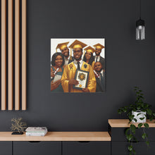 Load image into Gallery viewer, Graduation Celebration Canvas Art, Custom Wall Decor for Graduates, Gift for Newly Graduated, Inspirational Graduate Wall Art, [...]
