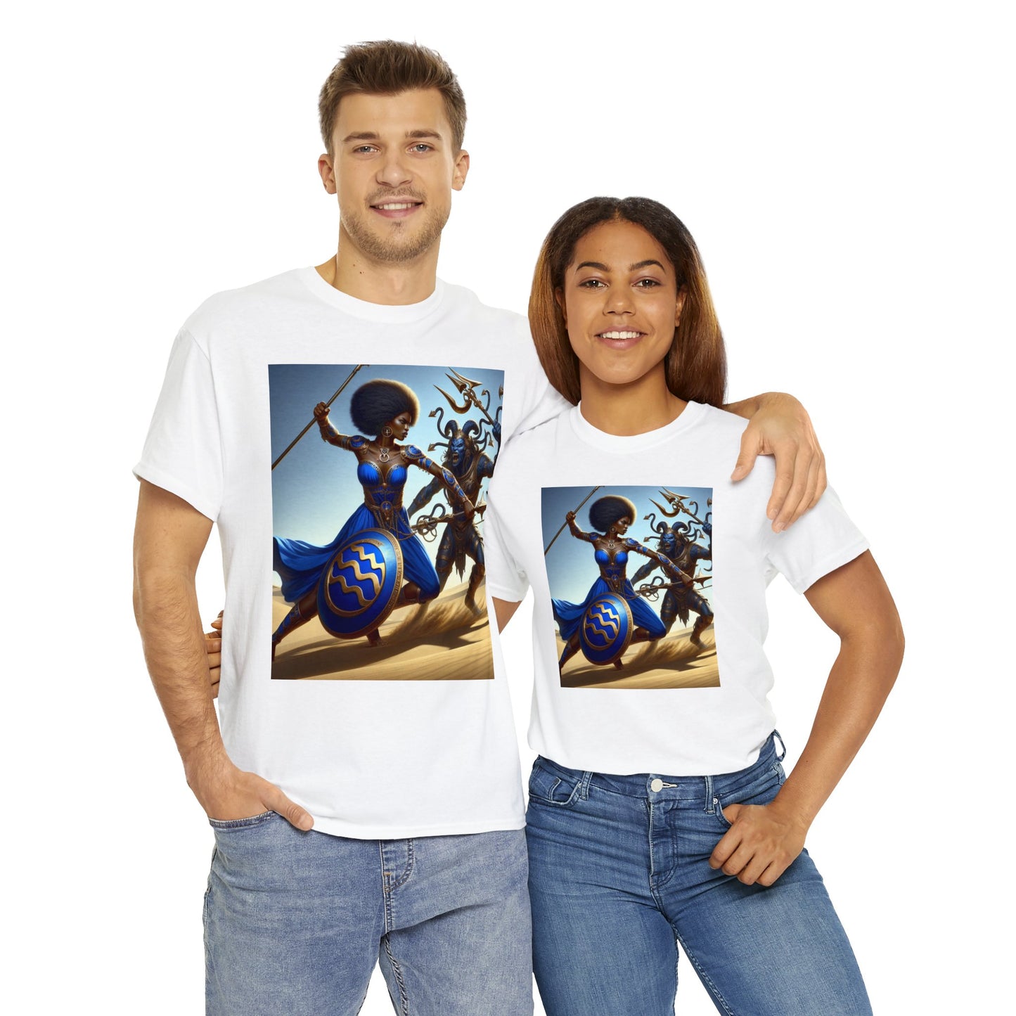 Aquarius Zulu (F1) Unisex Heavy Cotton Tee