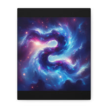 Load image into Gallery viewer, Galactic Dream Canvas Print, Home Decor, Wall Art, Space Art, Cosmic Decor, Gift for Astronomers
