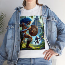 Load image into Gallery viewer, Aquarius Aztec (3) Unisex Heavy Cotton Tee
