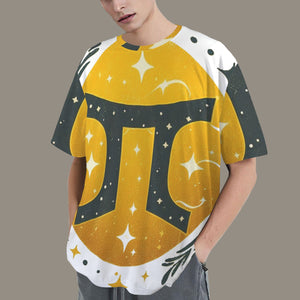 Gemini Round Neck Loose T-Shirt