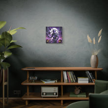 Load image into Gallery viewer, Ninja Halloween Wall Art, Frightening Home Decor, Glow-in-the-Dark Canvas
