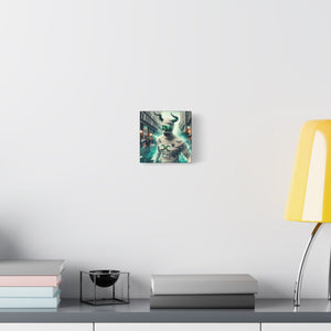 Canvas Print: Halloween Taurus Mummy