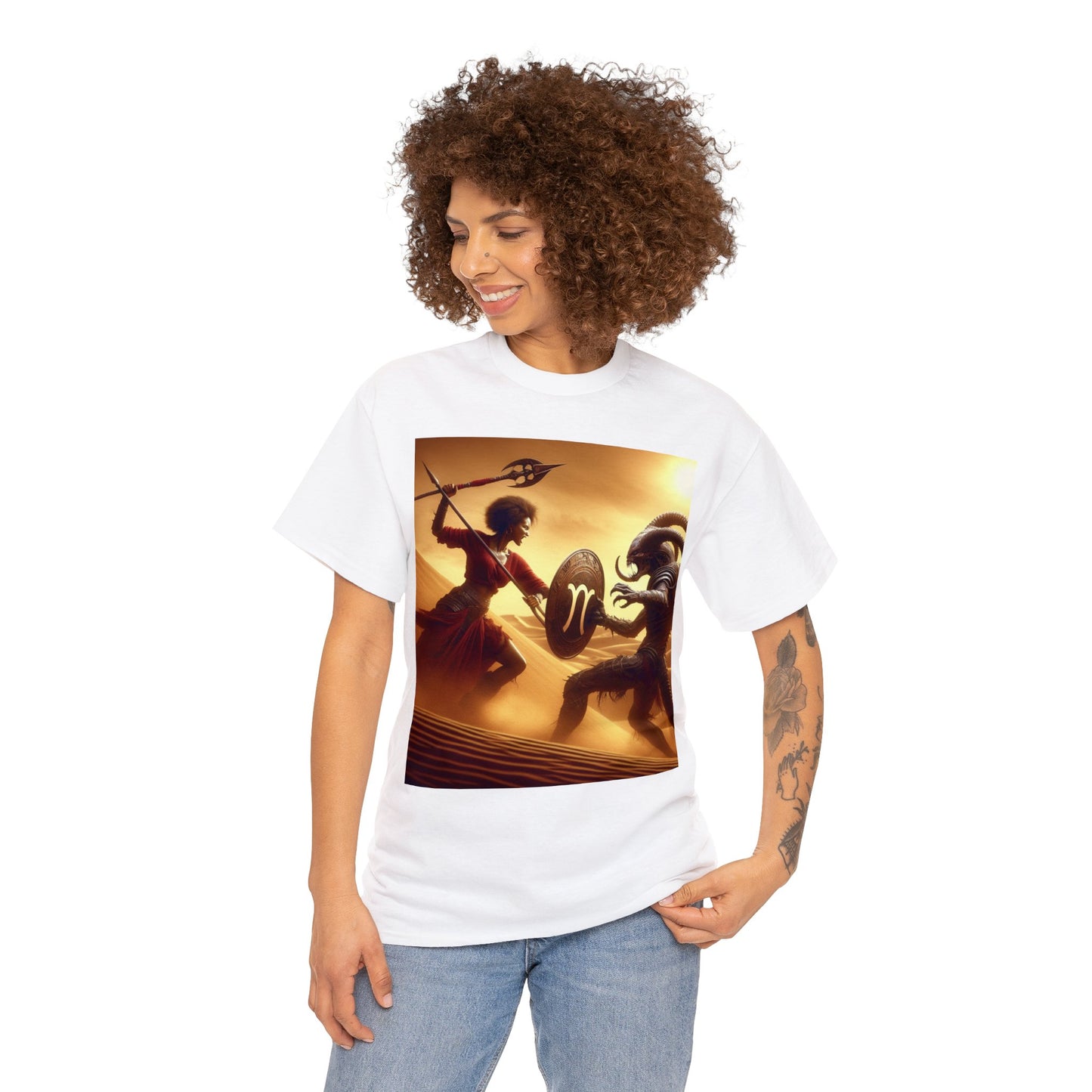 Aries Zulu (F2) Unisex Heavy Cotton Tee